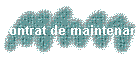 Contrat de maintenance